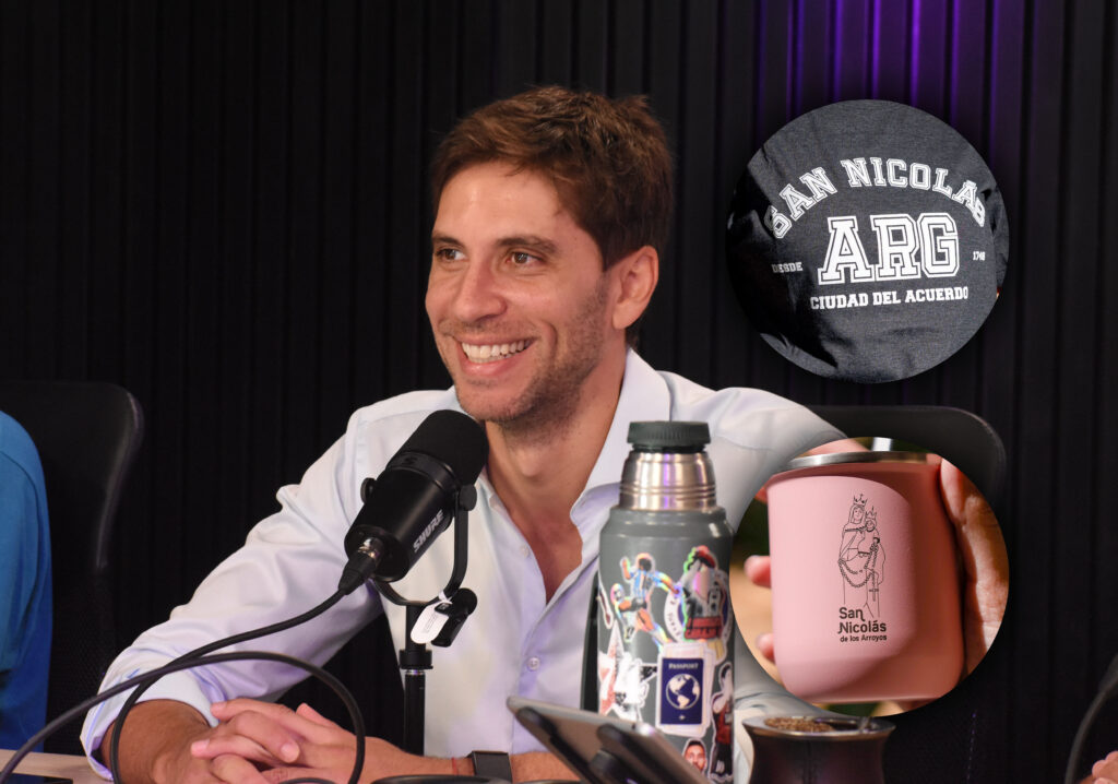 Santiago Passaglia lanzó la tienda online de San Nicolás con productos a beneficio del Hogar El Amanecer y el Obispado