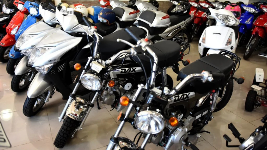 En 2025 se patentaron 2241 motos en San Nicolás, con un crecimiento interanual que superó el 30%