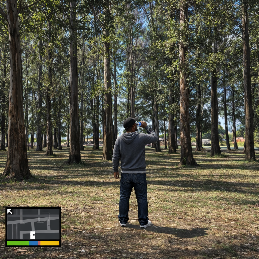 La inteligencia artificial mostró cómo se vería San Nicolás dentro del universo GTA V