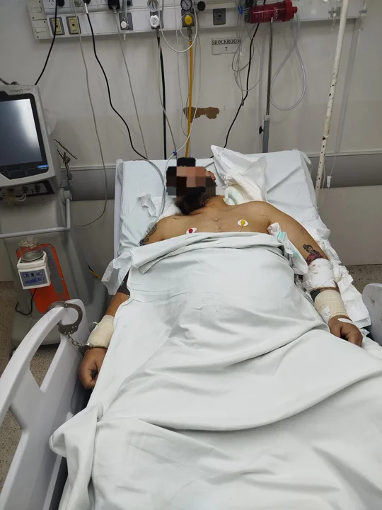 apuñaló mató hijastro escobar hospitalizado