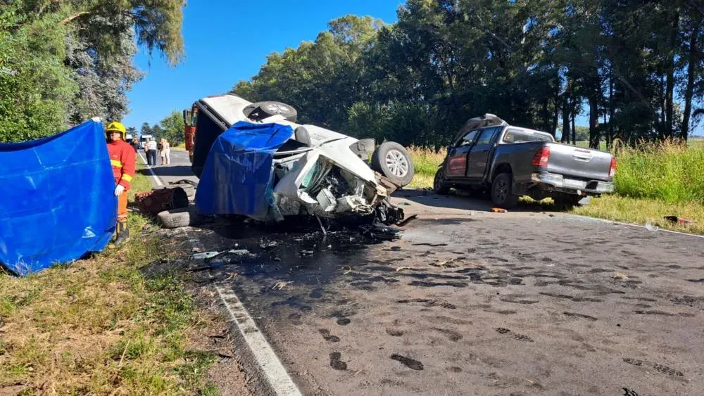 Bragado: dos personas murieron en un choque entre dos camionetas sobre la Ruta 46
