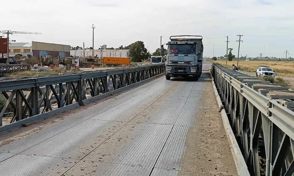Bahía Blanca: el puente de la Ruta 3 superó la prueba de carga tras la inundación