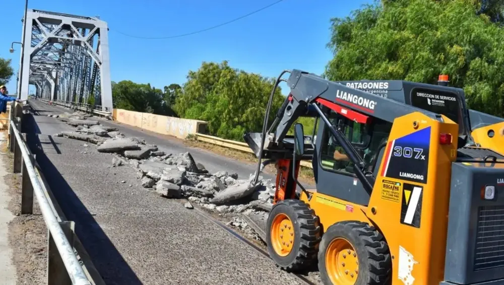 Buenos Aires y Río Negro quedan unidas por un solo puente durante tres semanas
