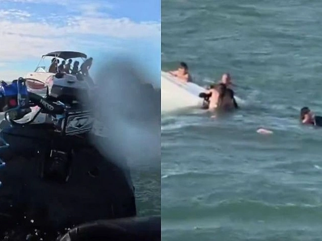 Rescataron a una familia argentina tras el vuelco de una lancha en Punta del Este