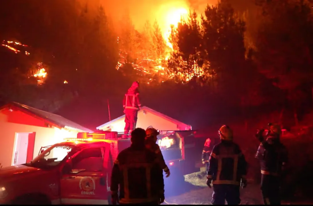 incendio chubut intencional gobernador