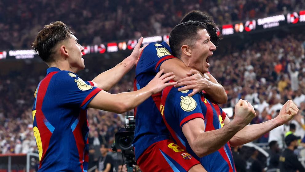 Barcelona venció 3-2 al Real Madrid y se consagró campeón de la Supercopa de España