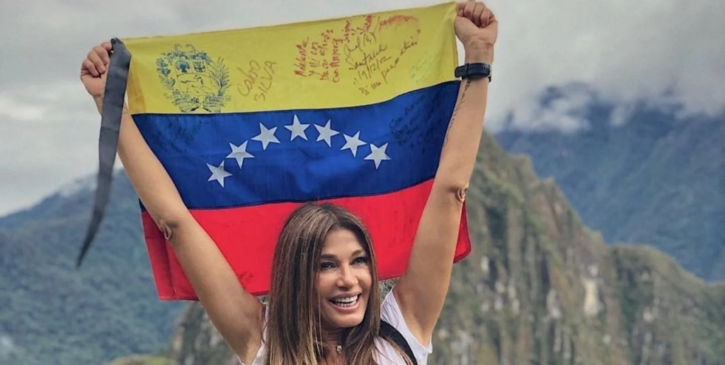 Con optimismo y humor, Catherine Fulop compartió los avances de su operación de hombro