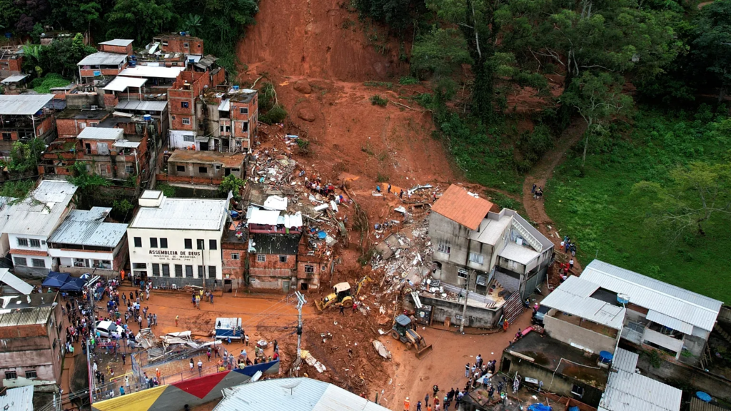 Brasil: murieron 46 personas por fuertes lluvias en Minas Gerais