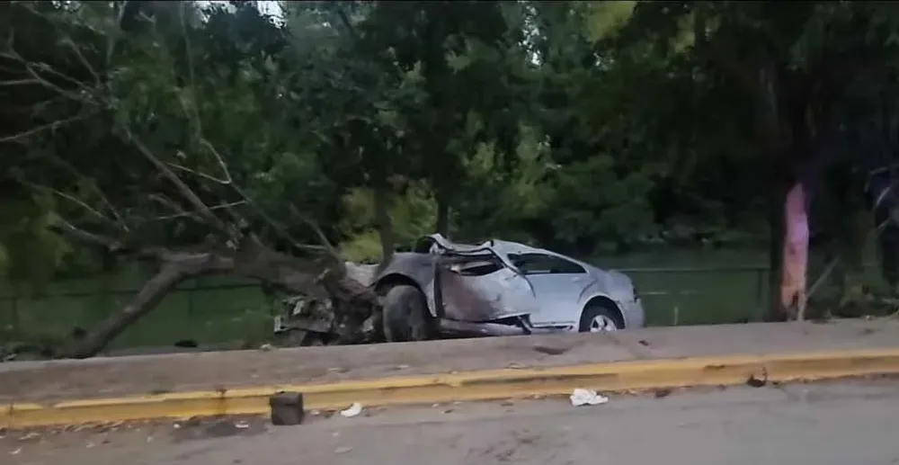 Patagones: un joven de 17 años murió tras chocar contra árboles en la Costanera