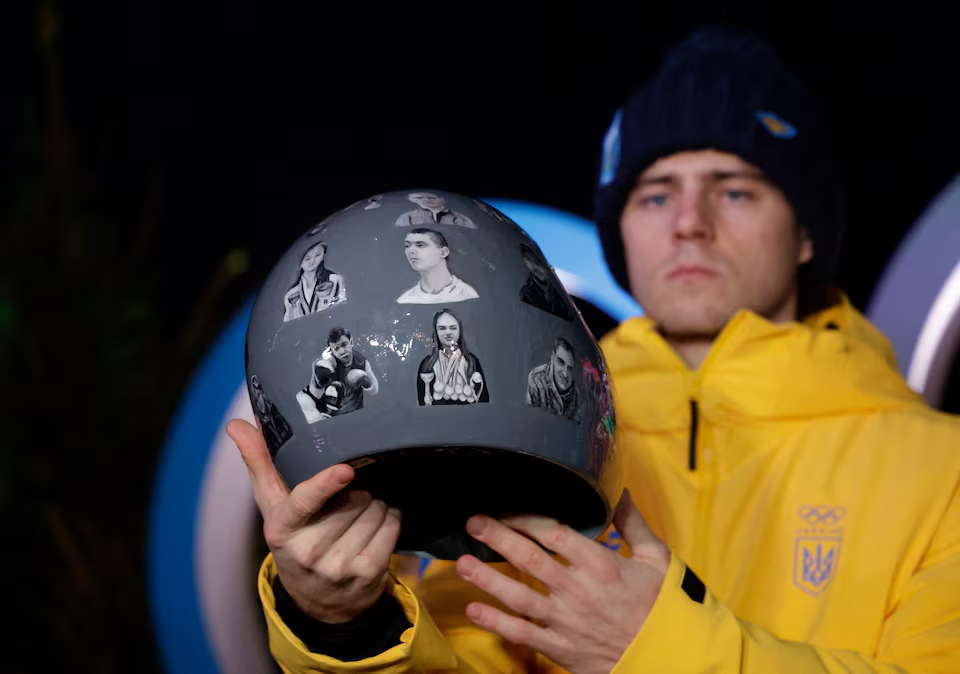 ucraniano casco víctimas guerra juegos de invierno