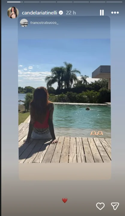 Cande Tinelli oficializa su romance con el jinete Franco Trabucco