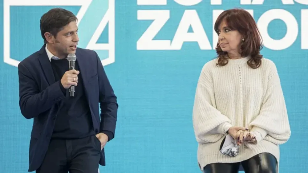 Una encuesta peronista muestra ventaja de Kicillof sobre Cristina