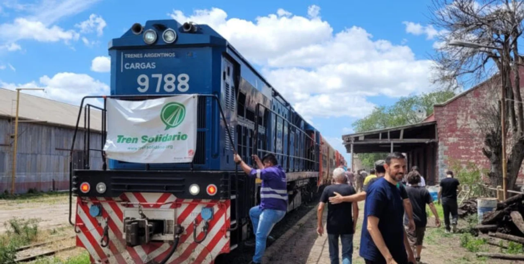 Tucumán: llegó el Tren Solidario con insumos para los a fectados por las inundaciones
