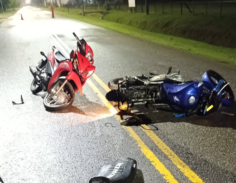 grave choque entre motos pérez millán