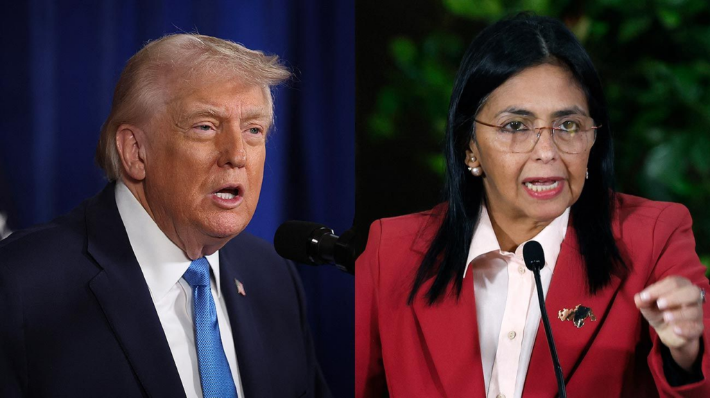 Trump Delcy Rodríguez