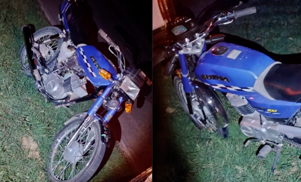 Ramallo: un motociclista de 19 años atropelló a un joven que caminaba por la ruta y ambos resultaron heridos