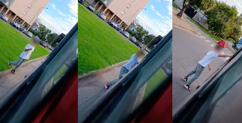 Estados alterados: un automovilista amenazó a un chofer de colectivo y lo escupió tras un cruce en la vía pública