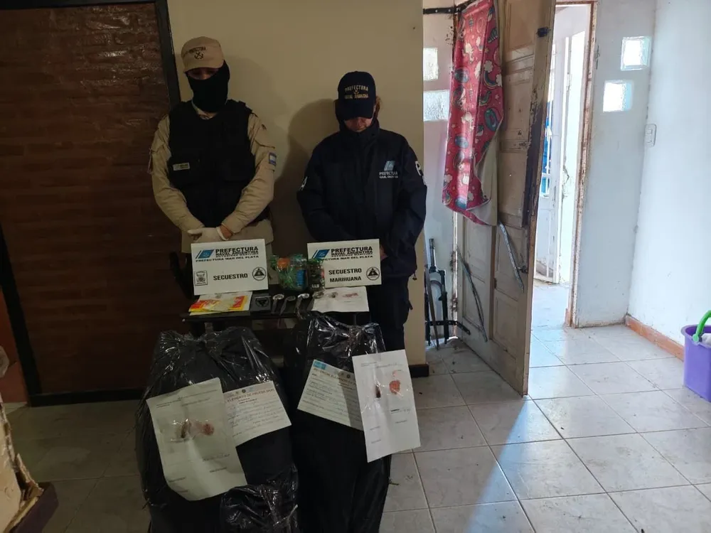 Megaoperativo en Necochea y Quequén: detienen a cuatro personas y secuestran drogas por $120 millones