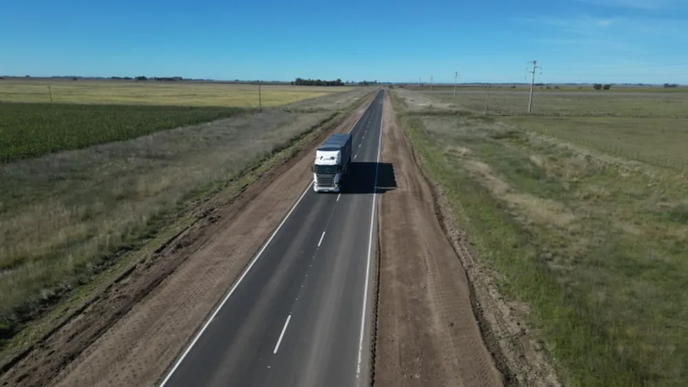 Finalizó la repavimentación de la Ruta Provincial 85 en Guaminí
