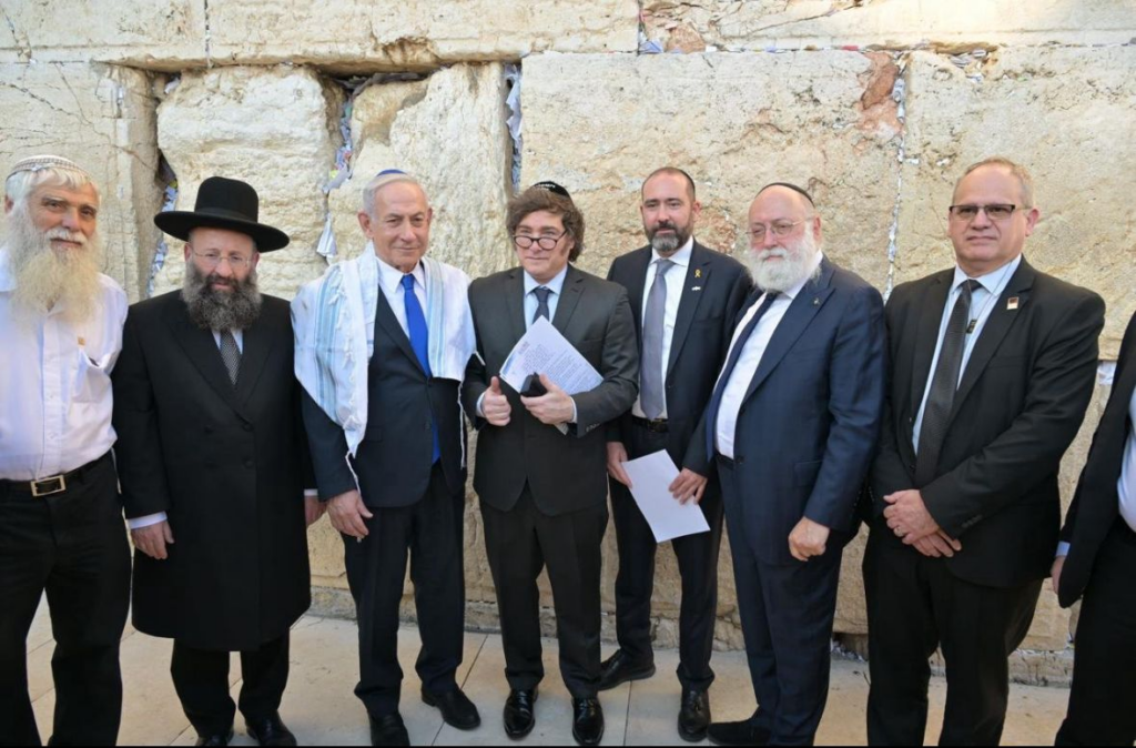 Milei Jerusalén
