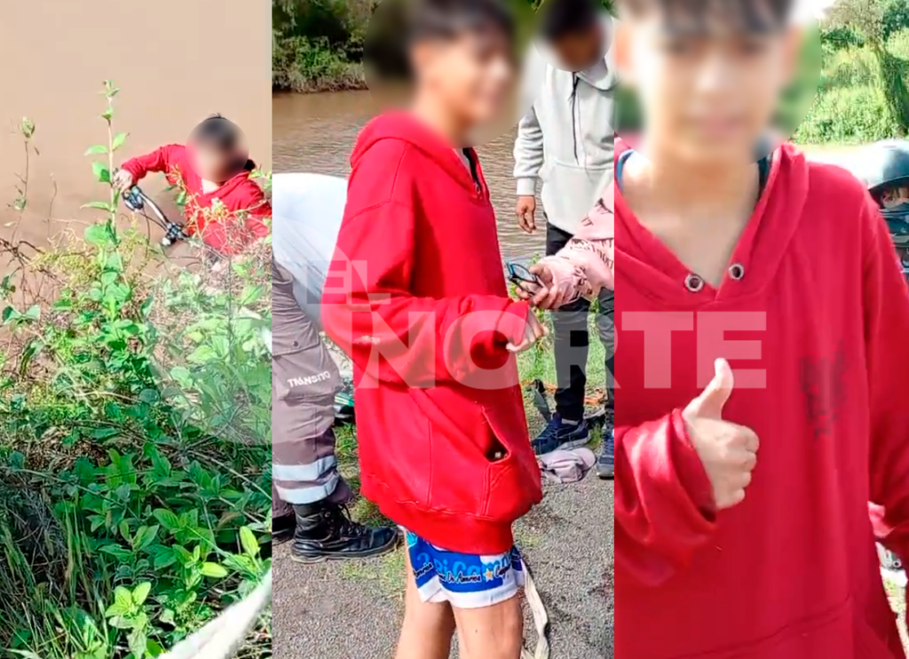 Un adolescente cayó con su bicicleta al arroyo del EcoParque y fue rescatado por inspectores de tránsito