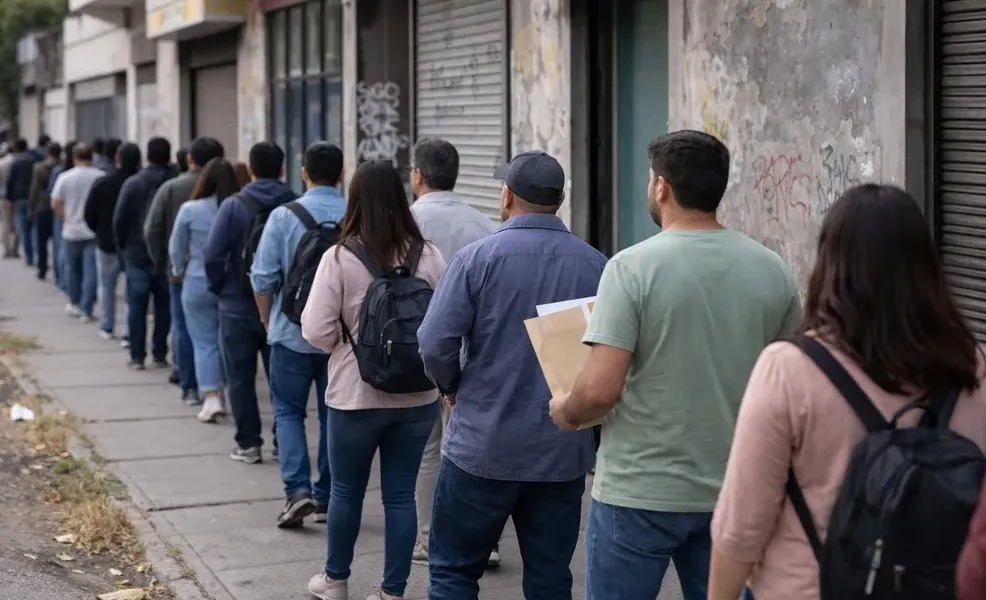 tasa desocupación fuerte salto indec
