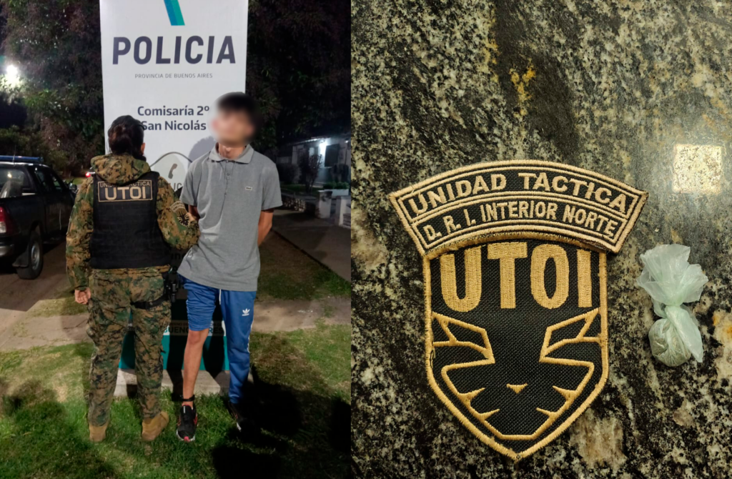 Abandonó su Honda Wave para escapar de la UTOI pero fue aprehendido a pocos metros: tenía tobillera electrónica y marihuana
