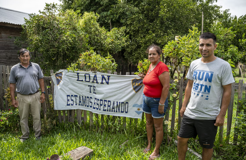Caso Loan: concluyó la inspección a la casa de la abuela Catalina y el naranjal