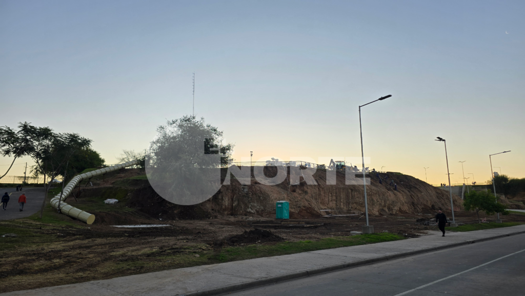Avanza la construcción del nuevo parque en la Costanera de San Nicolás