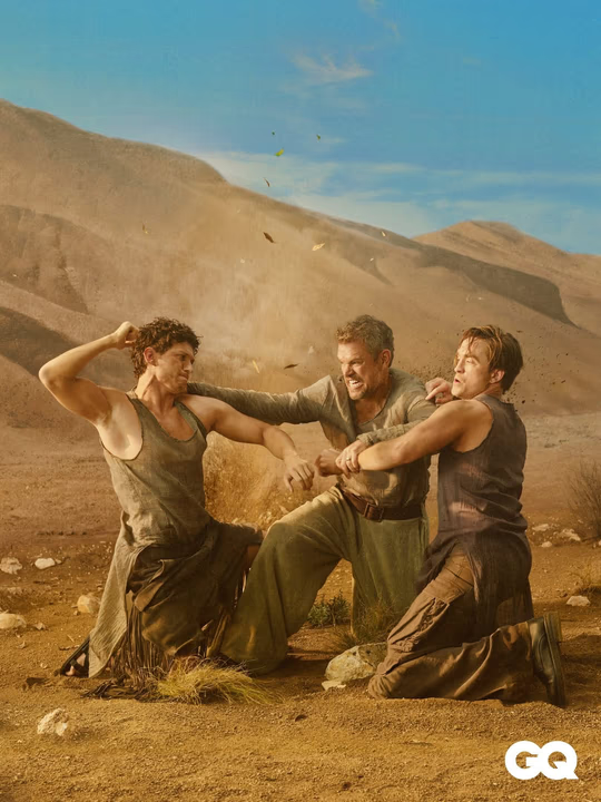 Robert Pattinson, Tom Holland y Matt Damon encendieron las redes con una producción inspirada en La Odisea