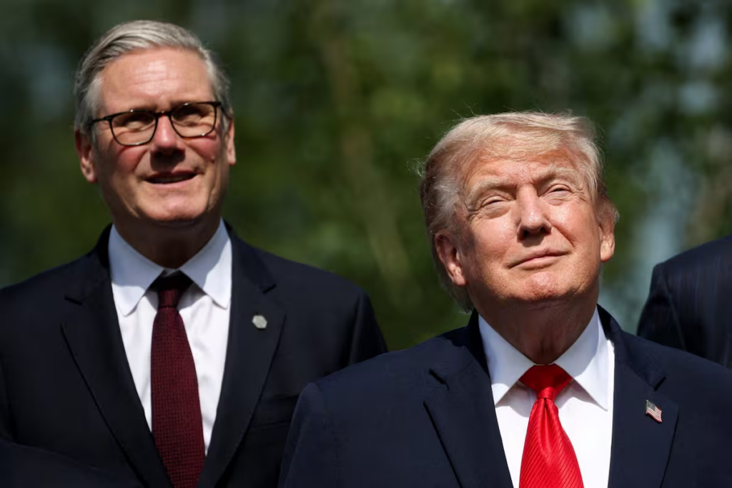 Trump Starmer Reino Unido presidente