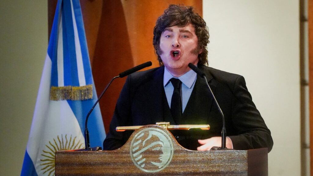 milei aseguró buscará reelección tenso cruce