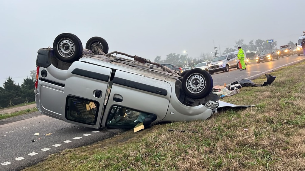 personas trasladadas hospital accidente ruta 9
