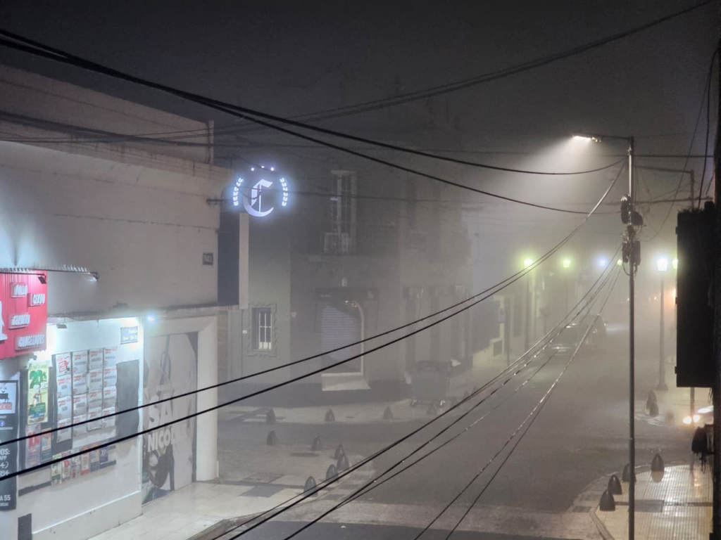 niebla inicio martes san nicolás nublado