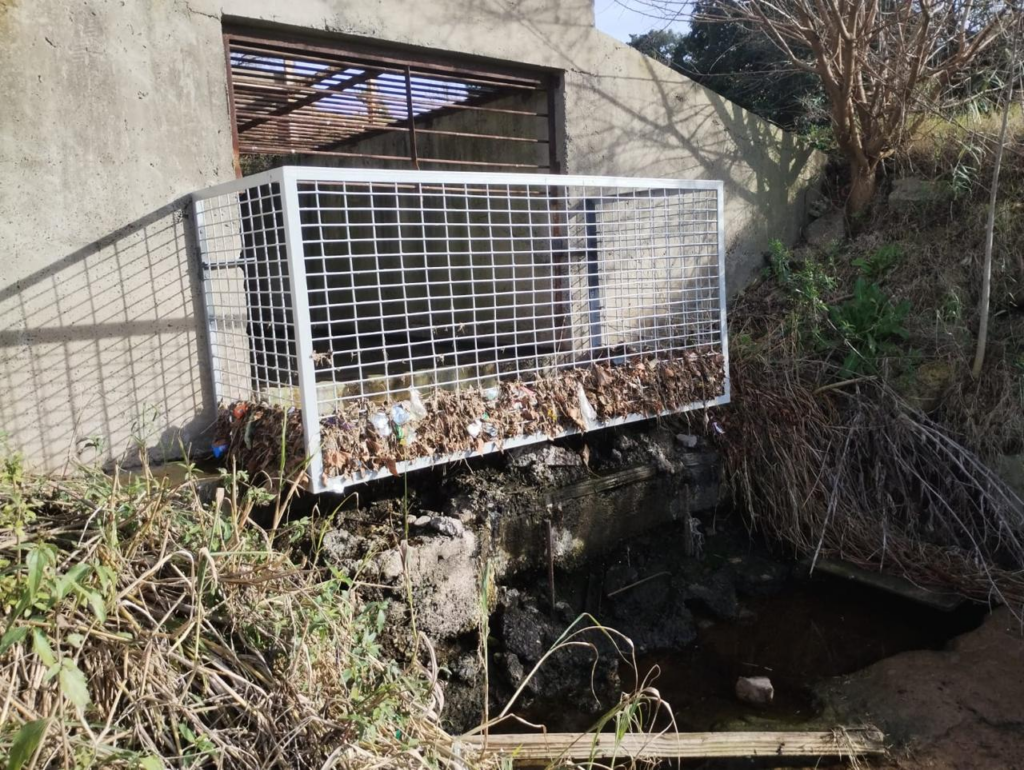 municipio barreras desaües residuos contaimnación río
