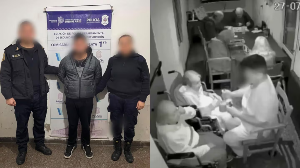 Detuvieron por segunda vez al cuidador acusado de maltratar a dos mujeres en un geriátrico de Mar del Plata