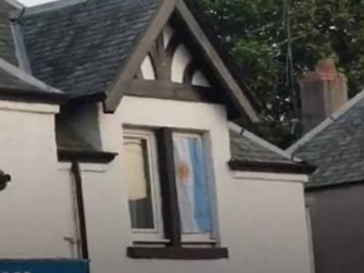 Banderas argentinas Escocia