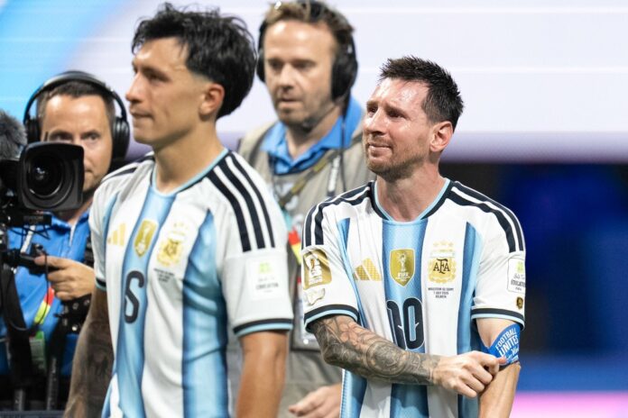 messi llorando