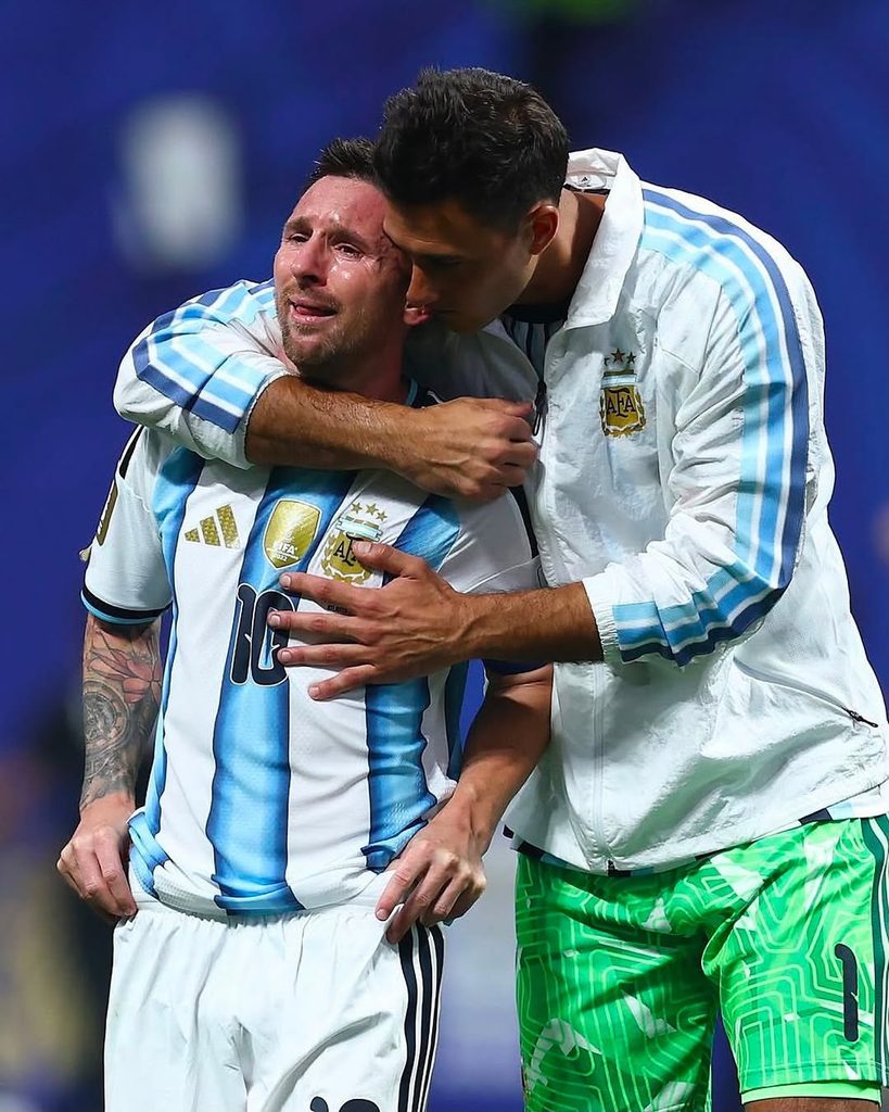 El conmovedor mensaje de Juan Musso hacia Messi tras su retiro de la Selección: "Va a ser difícil no volver a verte con la celeste y blanca"