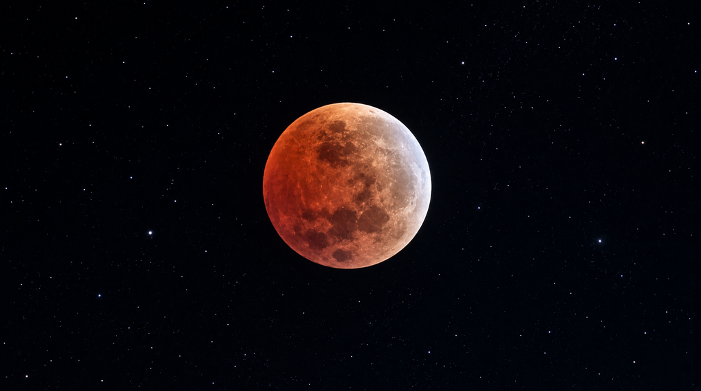Bajo la sombra de la Tierra: la Luna se teñirá de rojo esta madrugada en el último eclipse de 2026