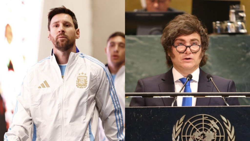 Milei padre Messi