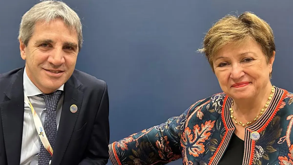 Caputo expuso en el G20, defendió el recorte del gasto público y dialogó con Georgieva