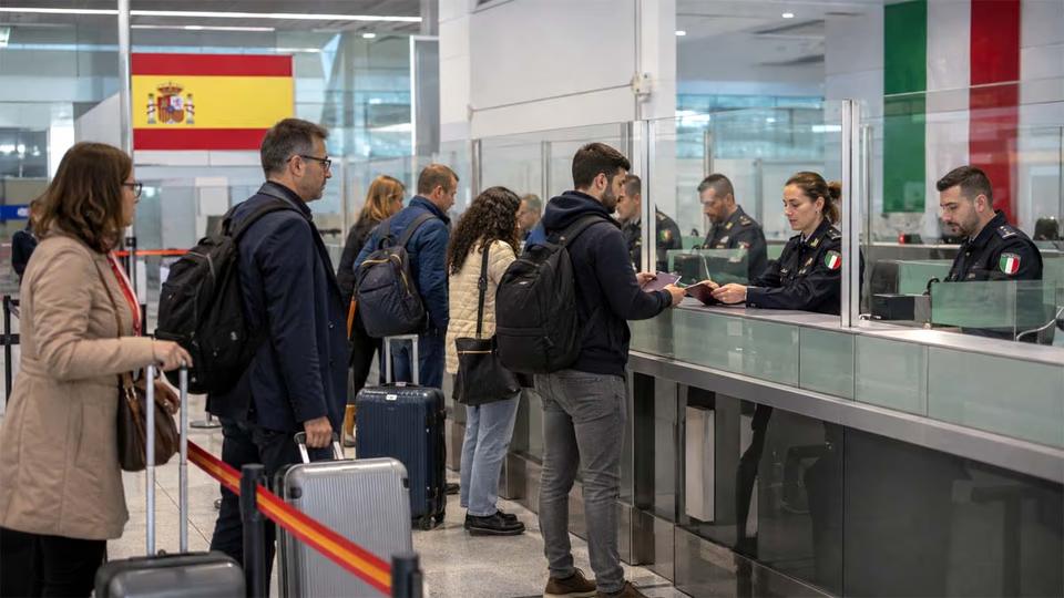 España impone controles de pasaporte a los viajeros de Italia tras la crisis de Ceuta