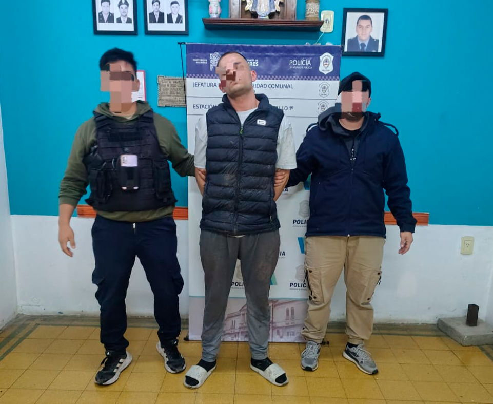 Ramallo: un sujeto robó un celular a una comerciante y la policía lo aprehendió tras un allanamiento en una vivienda nicoleña