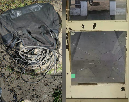joven sustraer cables fábrica