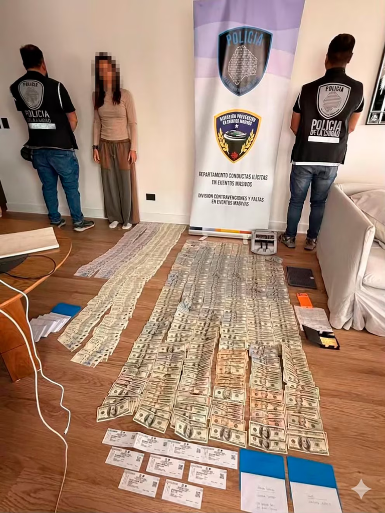 Allanaron a una mujer por revender entradas para la despedida de Messi: secuestraron casi $10 millones y US$56.300 en Vicente López